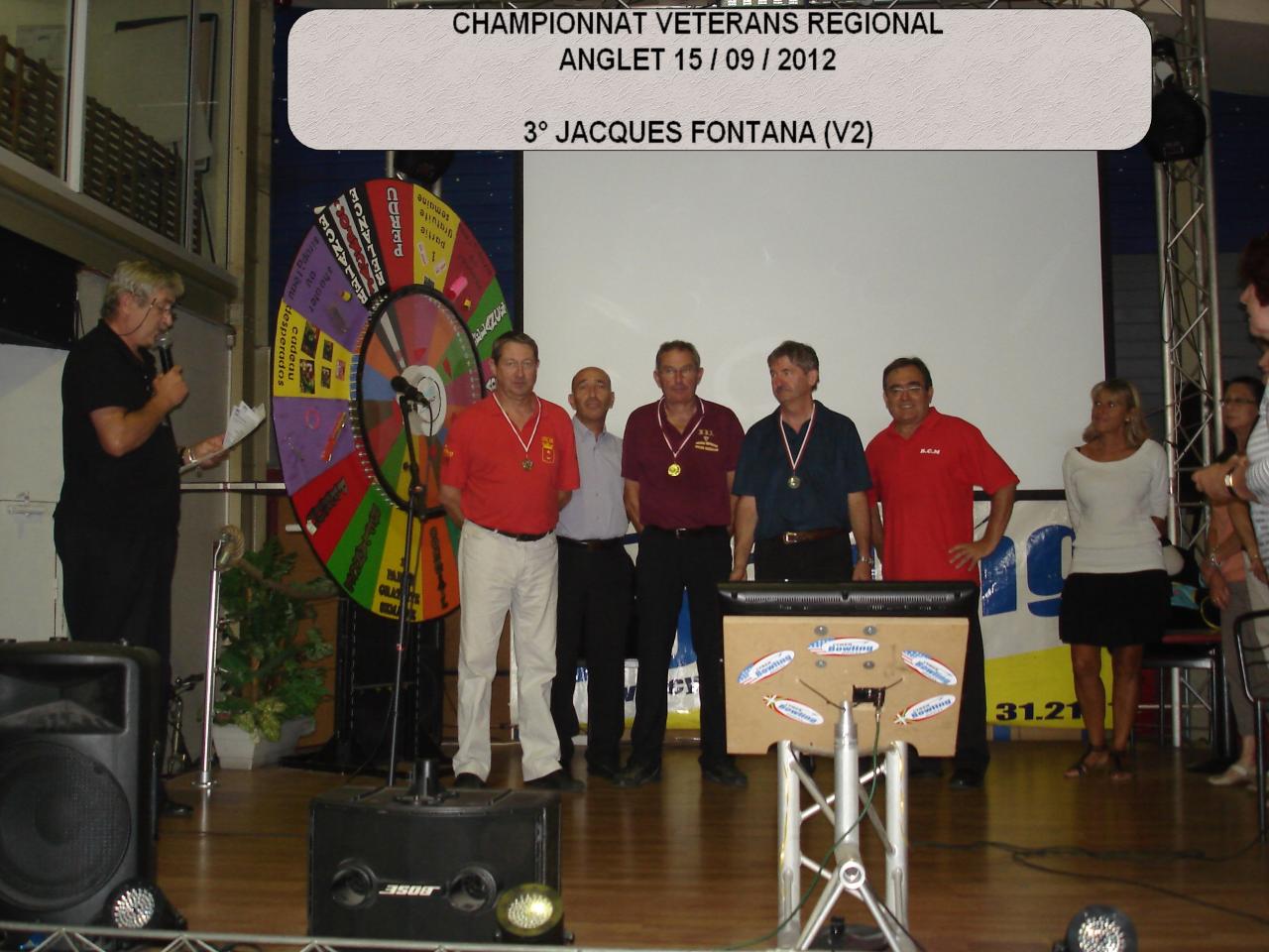 Championnat régional vétérans  H 2012
